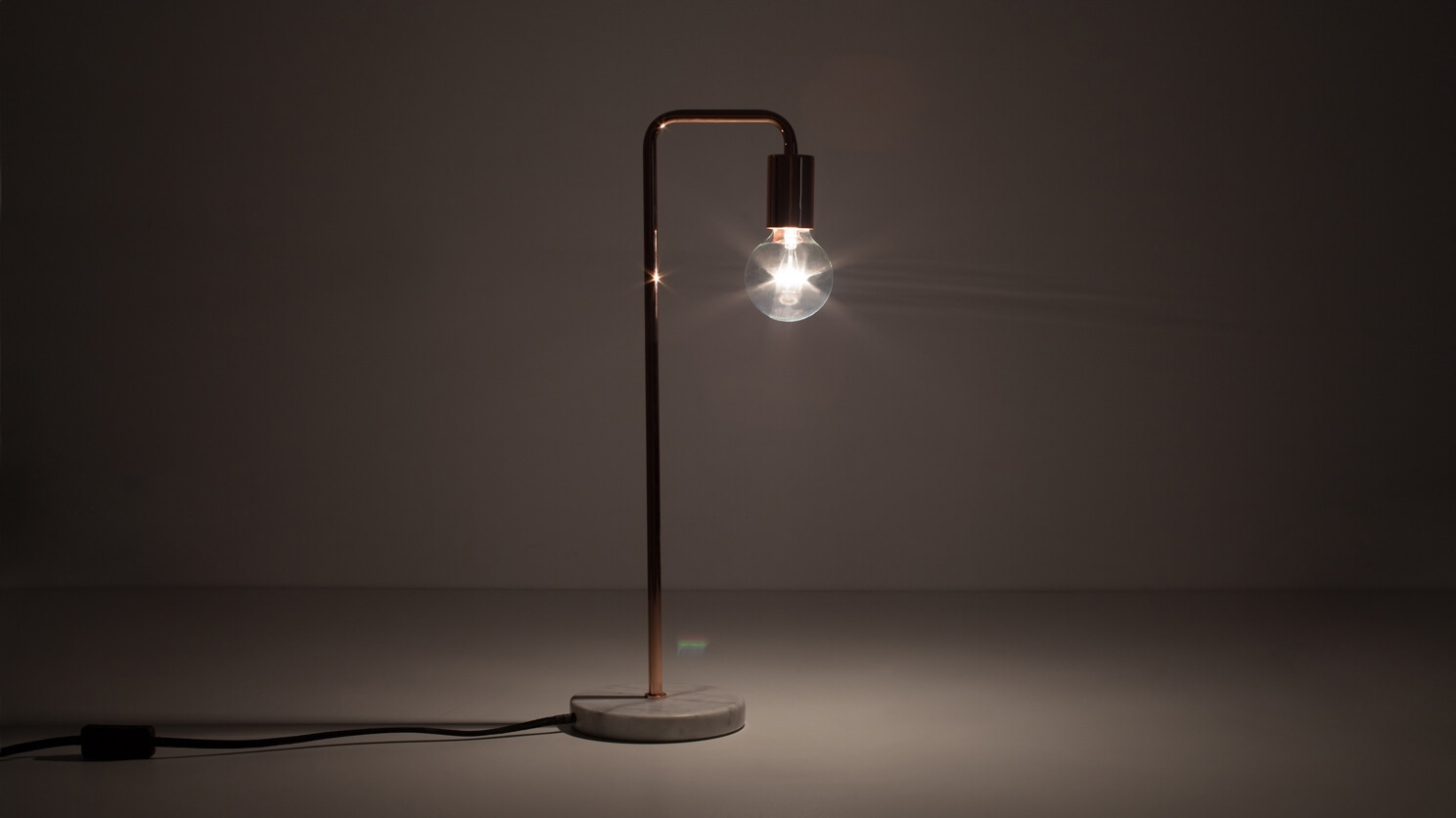 Metro Table Lamp Marble Eq3